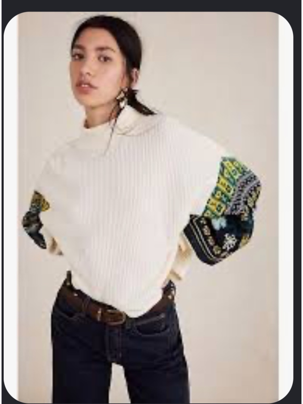 Free People That’s Awesome Cuffed Top